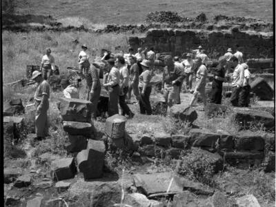  הטיול לגליל, כורזים בית הכנסת; 1963